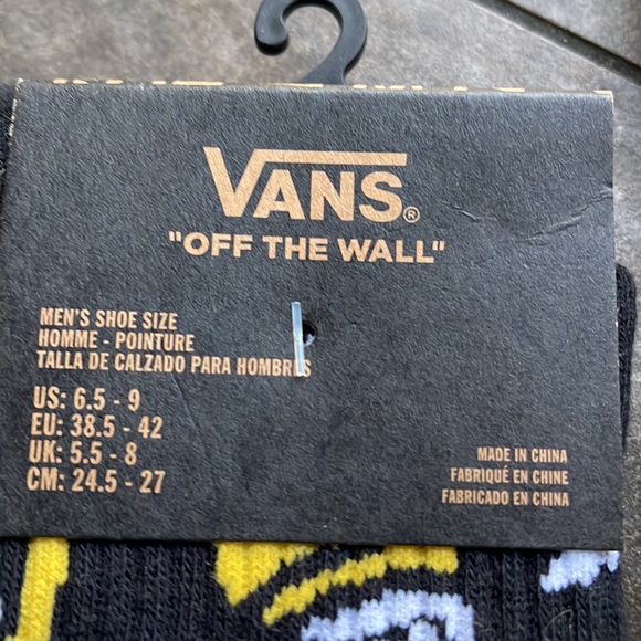 VANS “Off The Wall” Men’s socks Skulls - Picture 3 of 11